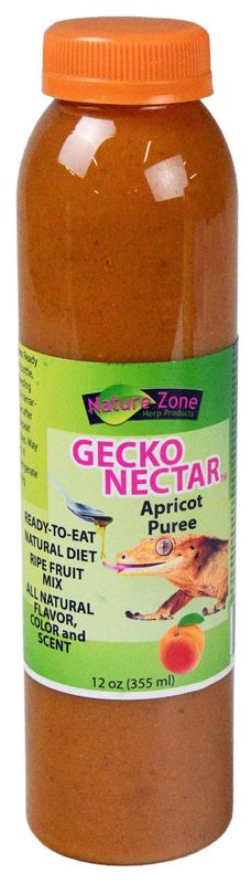 Nature Zone Gecko Nectar Food Apricot Puree, 1ea/12 oz