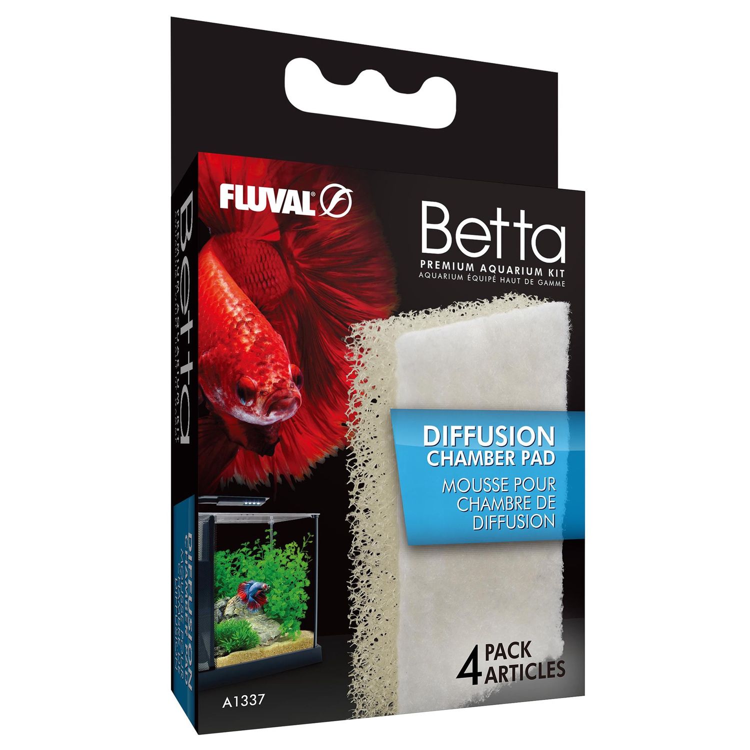 Fluval Betta Diffusion Chamber Pad 4 pc