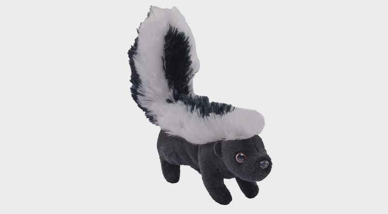 Pocketkins Eco Skunk Stuffed Animal - 5"