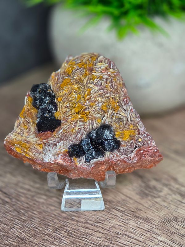 Deep Purple Fluorite on Barite
