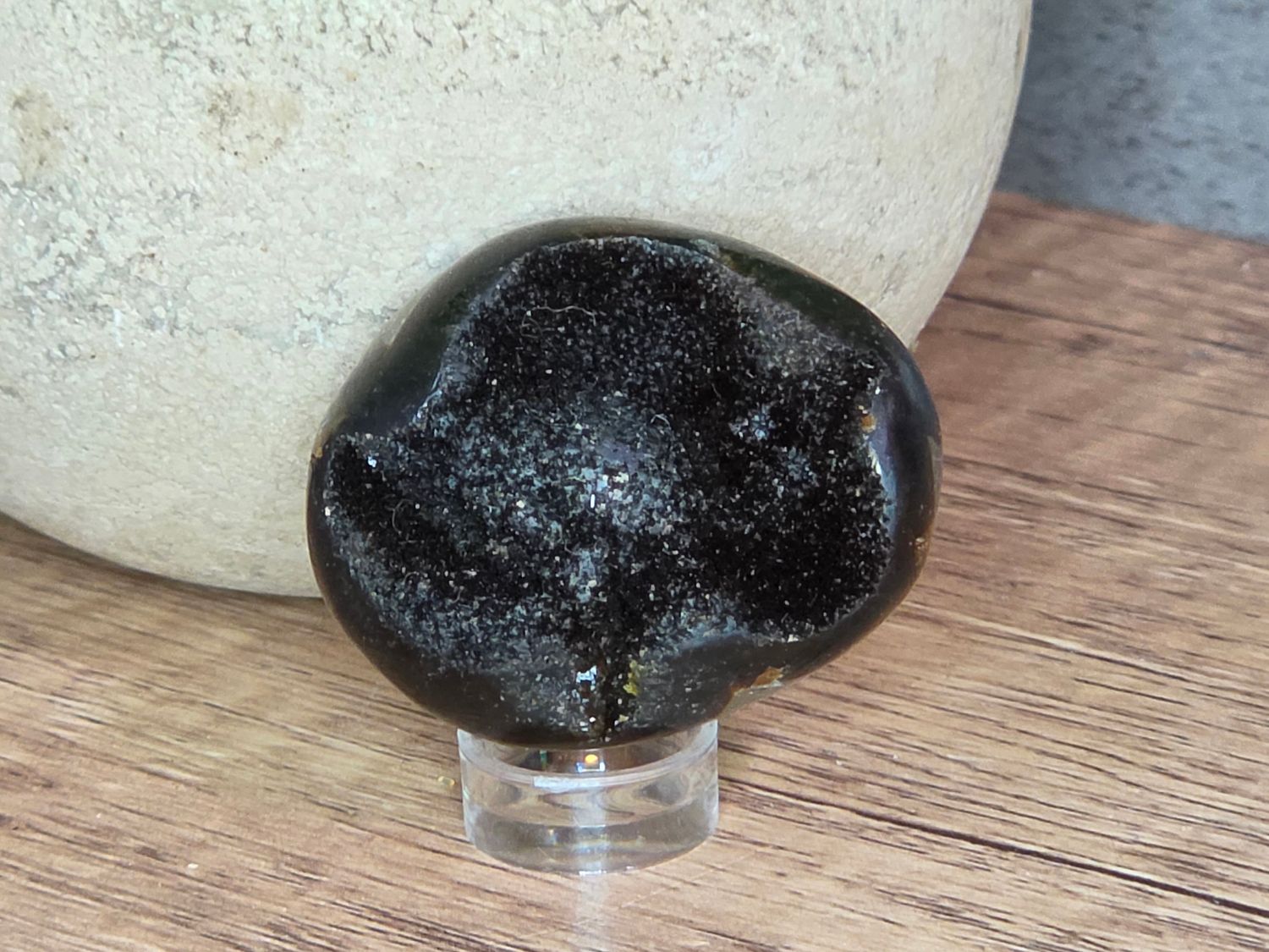 Polished Septarian Stone, sphere