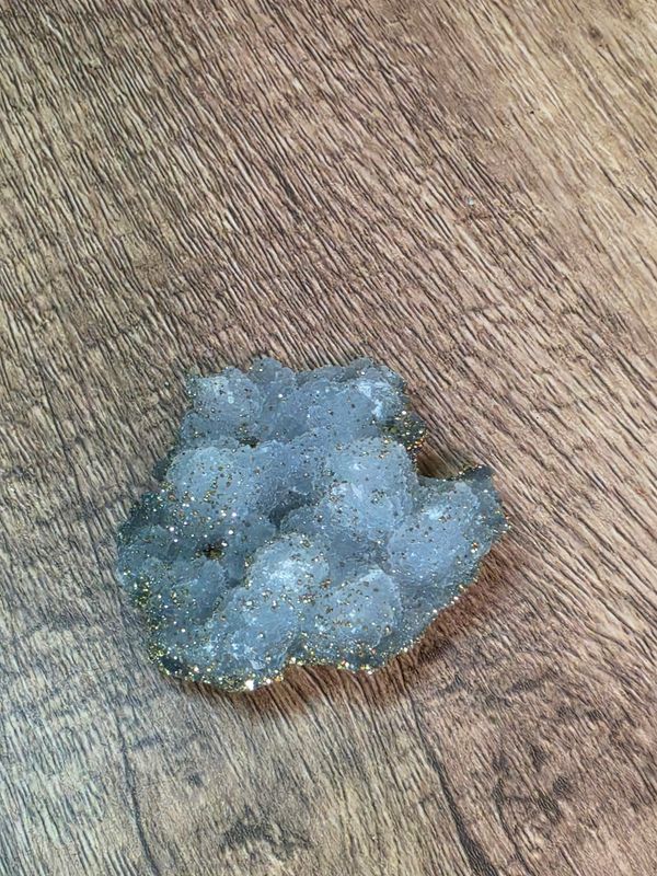 Pyrite on Chalcedony.  BEAUTIFUL piece!