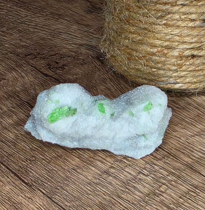 Green Pargasite Spinel