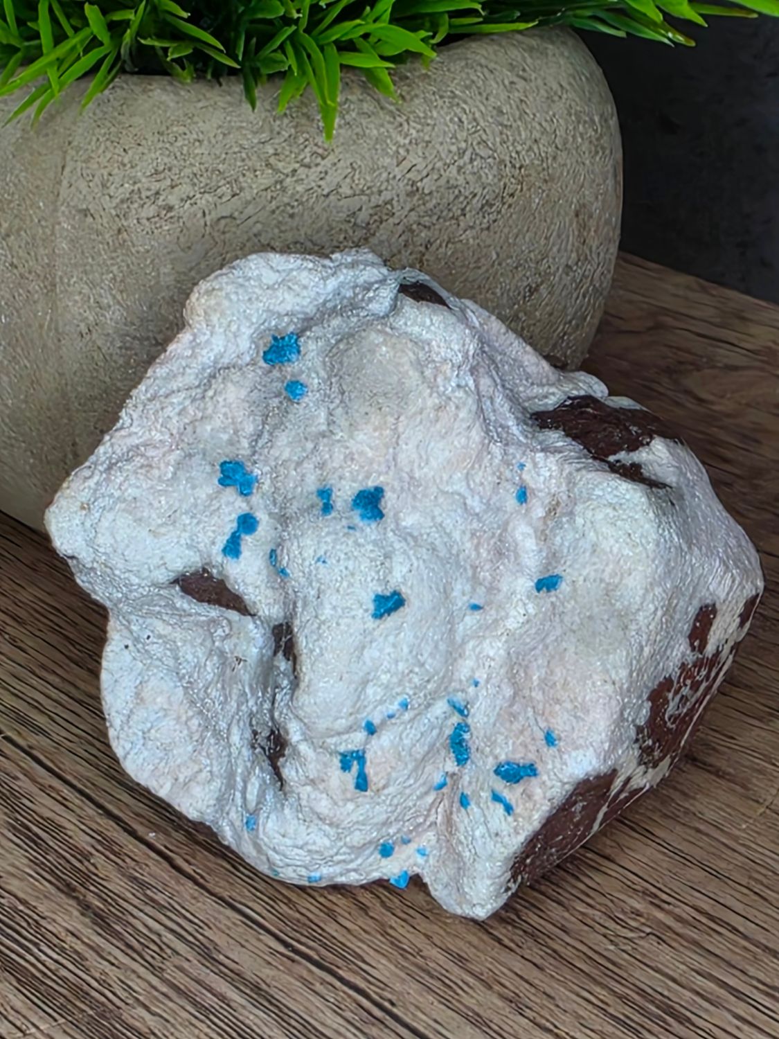 Blue Cavansite on matrix.  Beautiful piece!