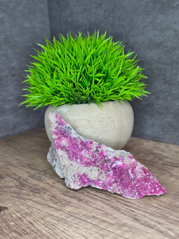Large Cobalt Calcite w/Quartz!