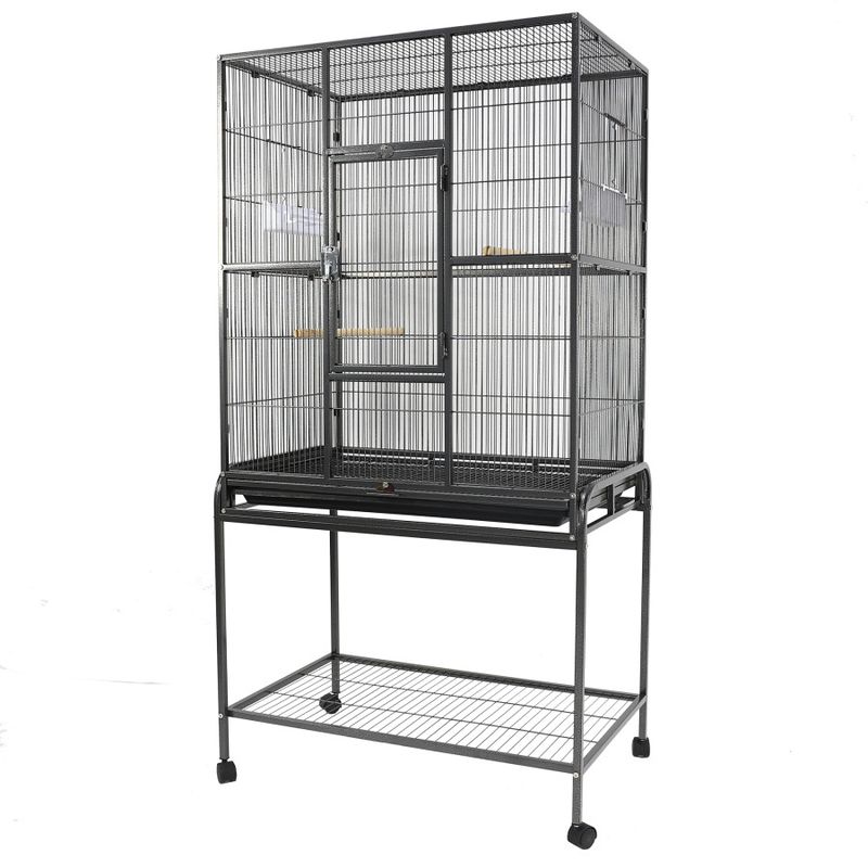A &amp; E Cages Flight Cage and Stand Black, 1ea/31In X 20 in
