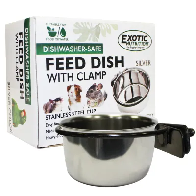 Stainless Steel Feed Dish 10 oz