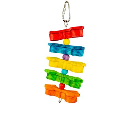 A &amp; E Cages Happy Beaks Twisty Tweet &amp; Treat Bird Toy