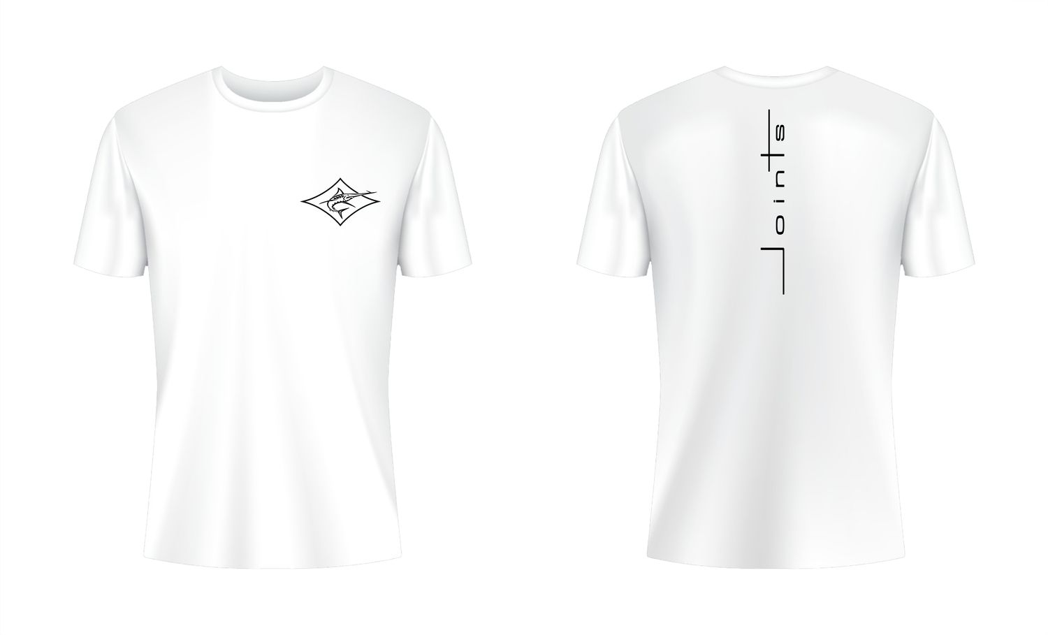 JOINTS T-SHIRT WHITE LOGO BACK