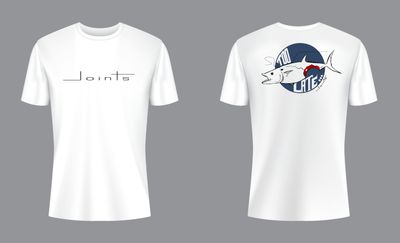 JOINTS T-SHIRT WHITE TOO LATE