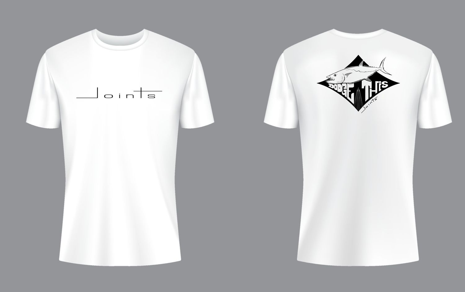 JOINTS T-SHIRT WHITE DODGE THIS