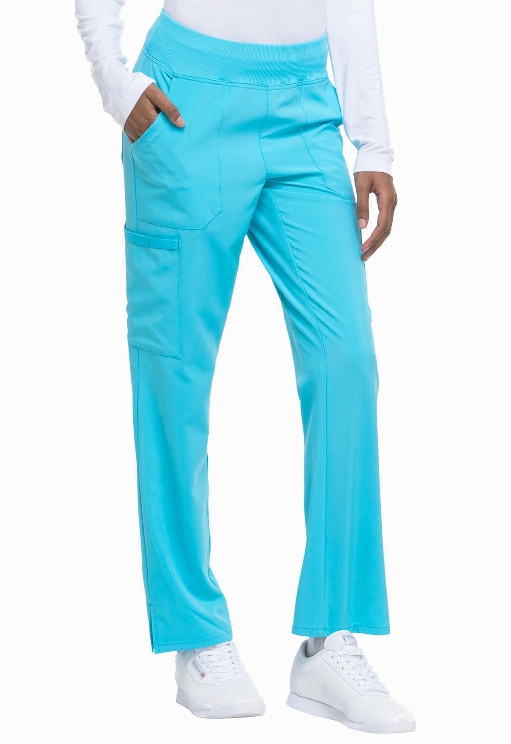 Dickies EDS Essentials Women&#39;s Natural Rise Tapered Leg Pull On Pant Petite