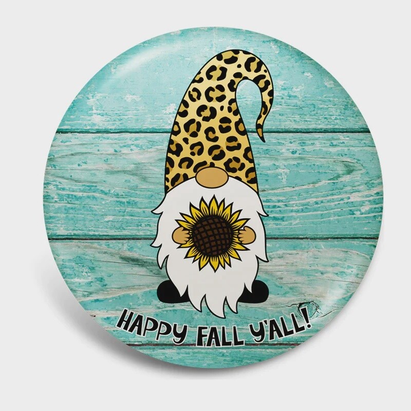 Badge Grafix Fall 2022, Color: Happy Fall Y&#39;all Gnome