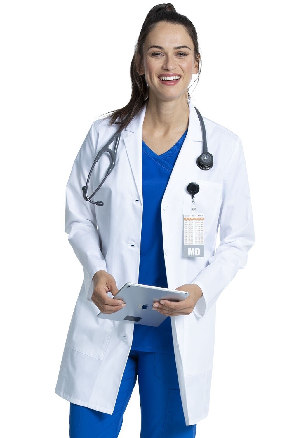 33&quot; CK Project Lab Coat, Color: White, Size: 2X Small