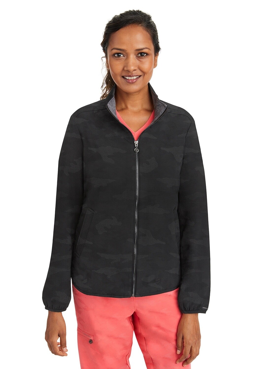 Healing Hands Destiny Camo Jacket, Colour: Black Camo, Size: Xtra Small