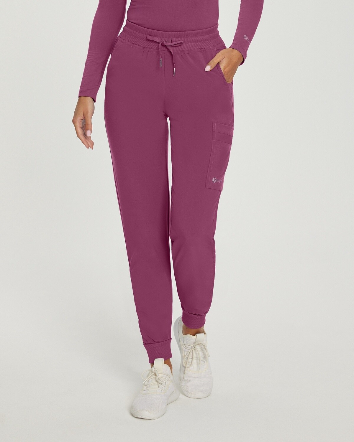 White Cross FIT Athletic Jogger with Ruching RASP Petite