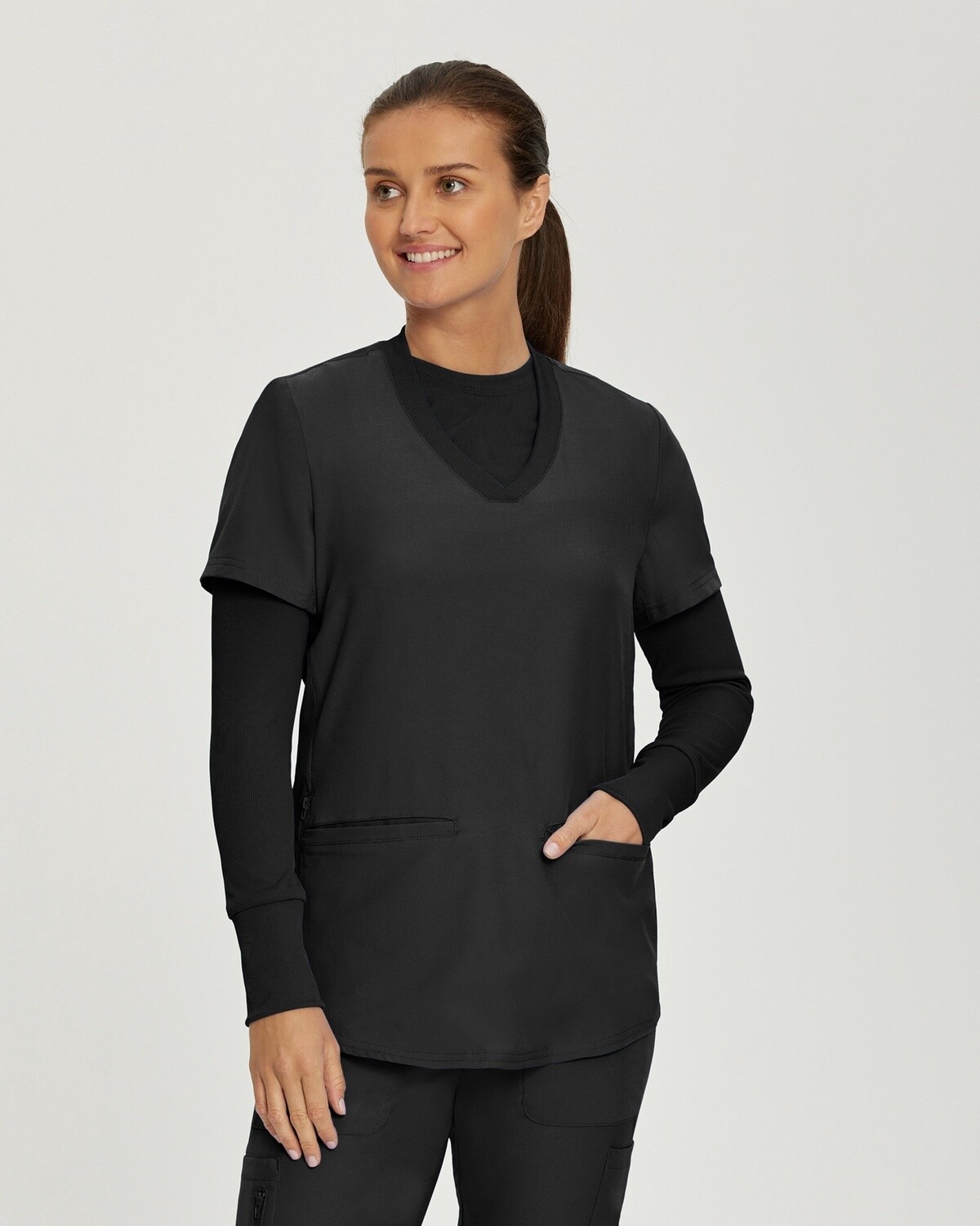 Landau Forward Heat Lock Wmns Crew Neck Long Sleeve Tee