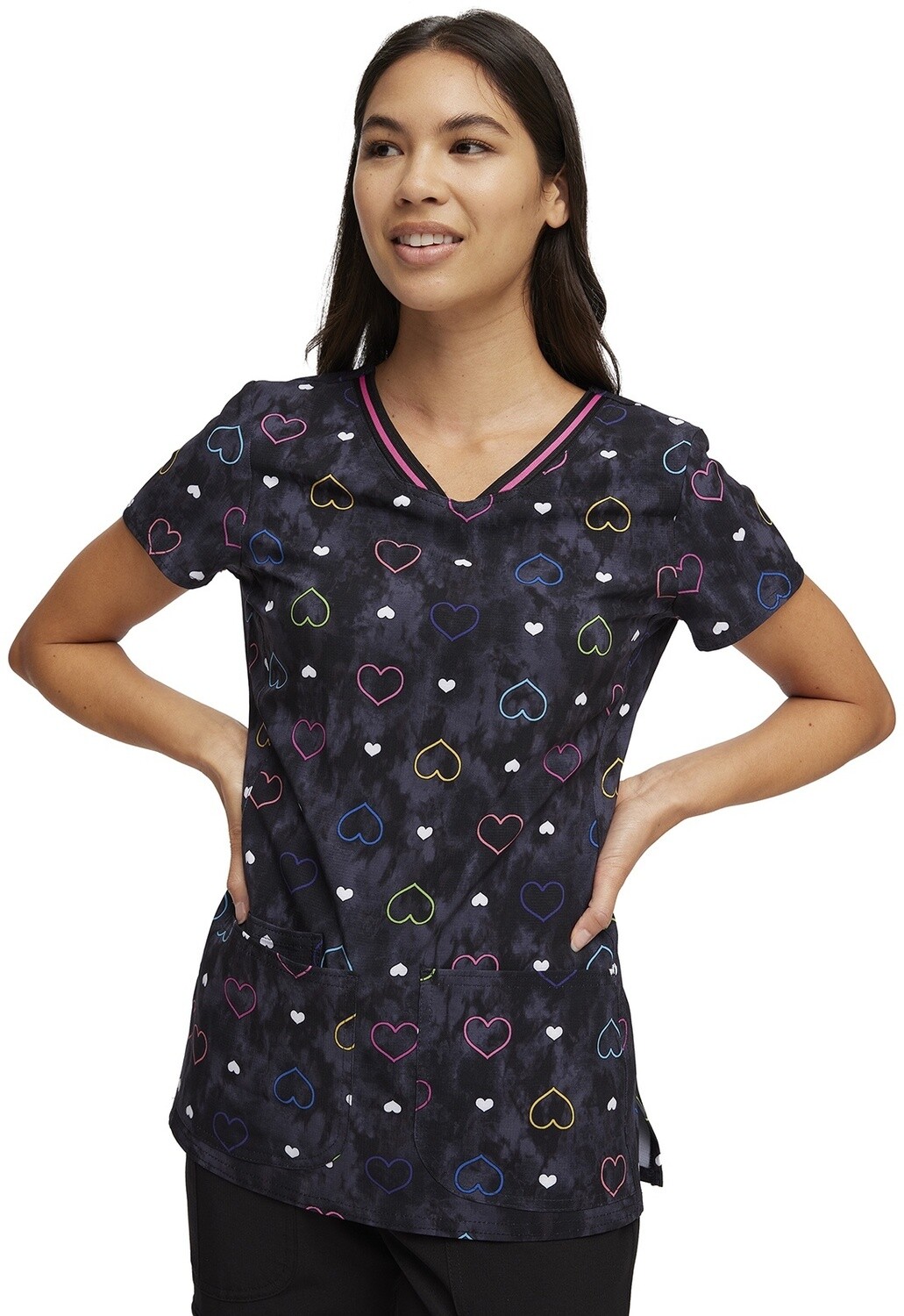 HeartSoul V-Neck Print in Lovin&#39; Vibes