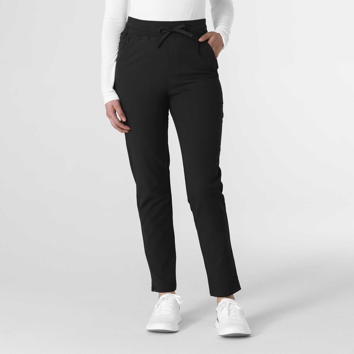 WonderWink Thrive Women&#39;s Cargo Straight Slim Leg Scrub Pant Petite