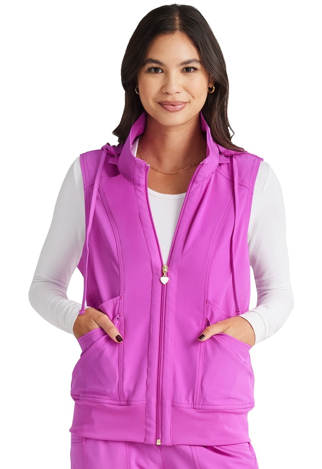 HeartSoul Break On Through Zip Front Vest