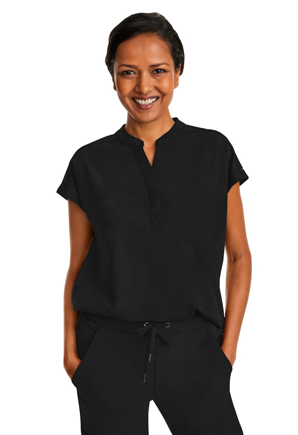 Healing Hands Journey Top, Colour: Black, Size: X Small
