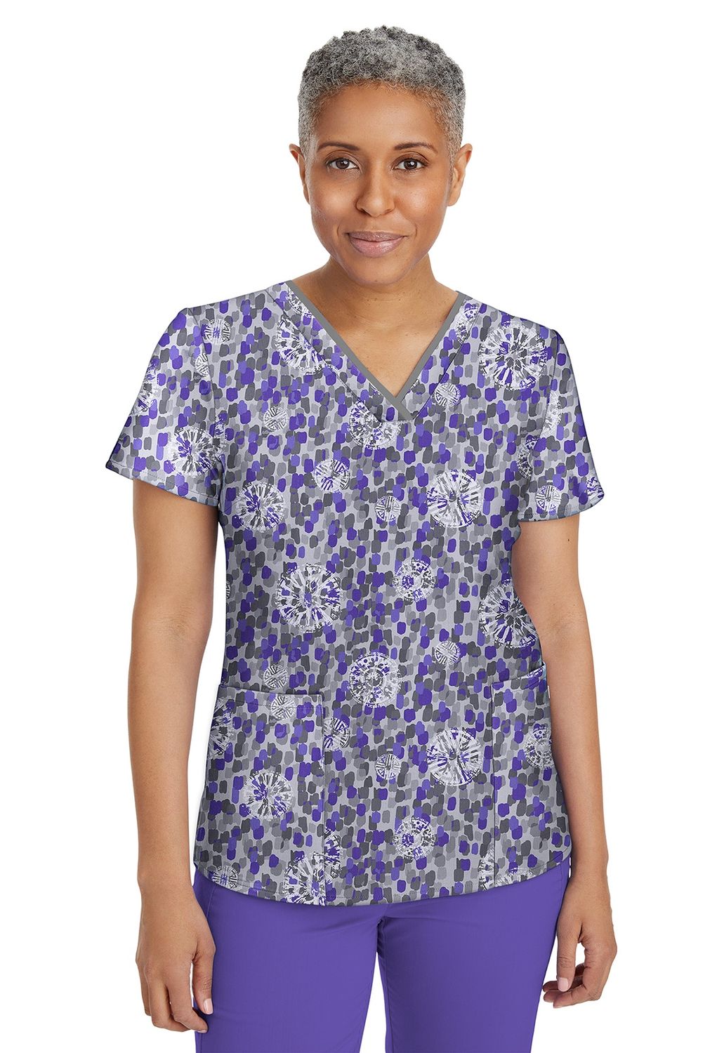 Healing Hands Amanda Top Grossgrain Ribbon V-Neck Top