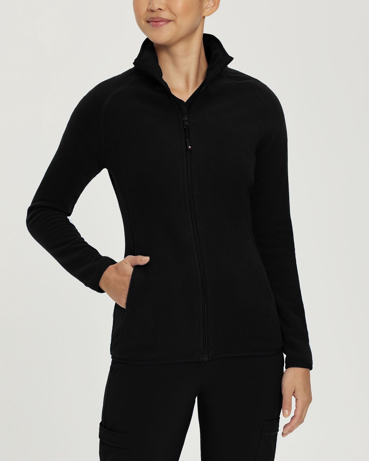 White Cross Core Polar Fleece Warm Up Jacket