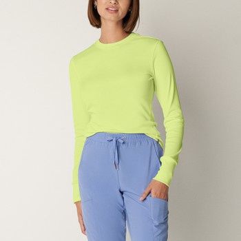 Landau Forward Heat Lock Wmns Crew Neck Long Sleeve Tee Seasonal  Colours
