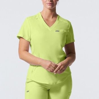 Landau Forward Wmns 2 Pkt Curved Hem Tuck in V-Neck Seasonal Colours