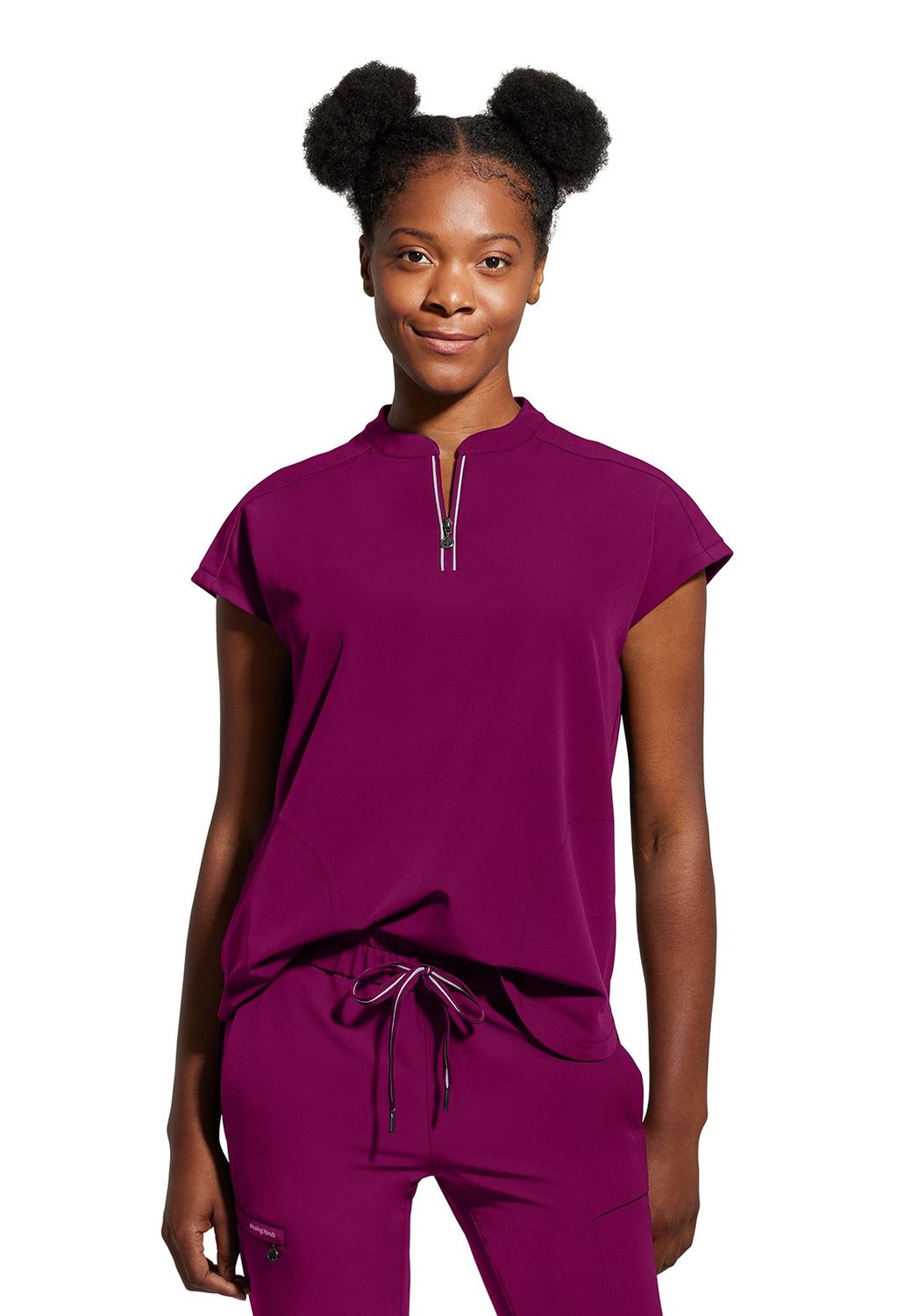 Healing Hands 360 Sandy Top, Size: X Small, Colour: Wine