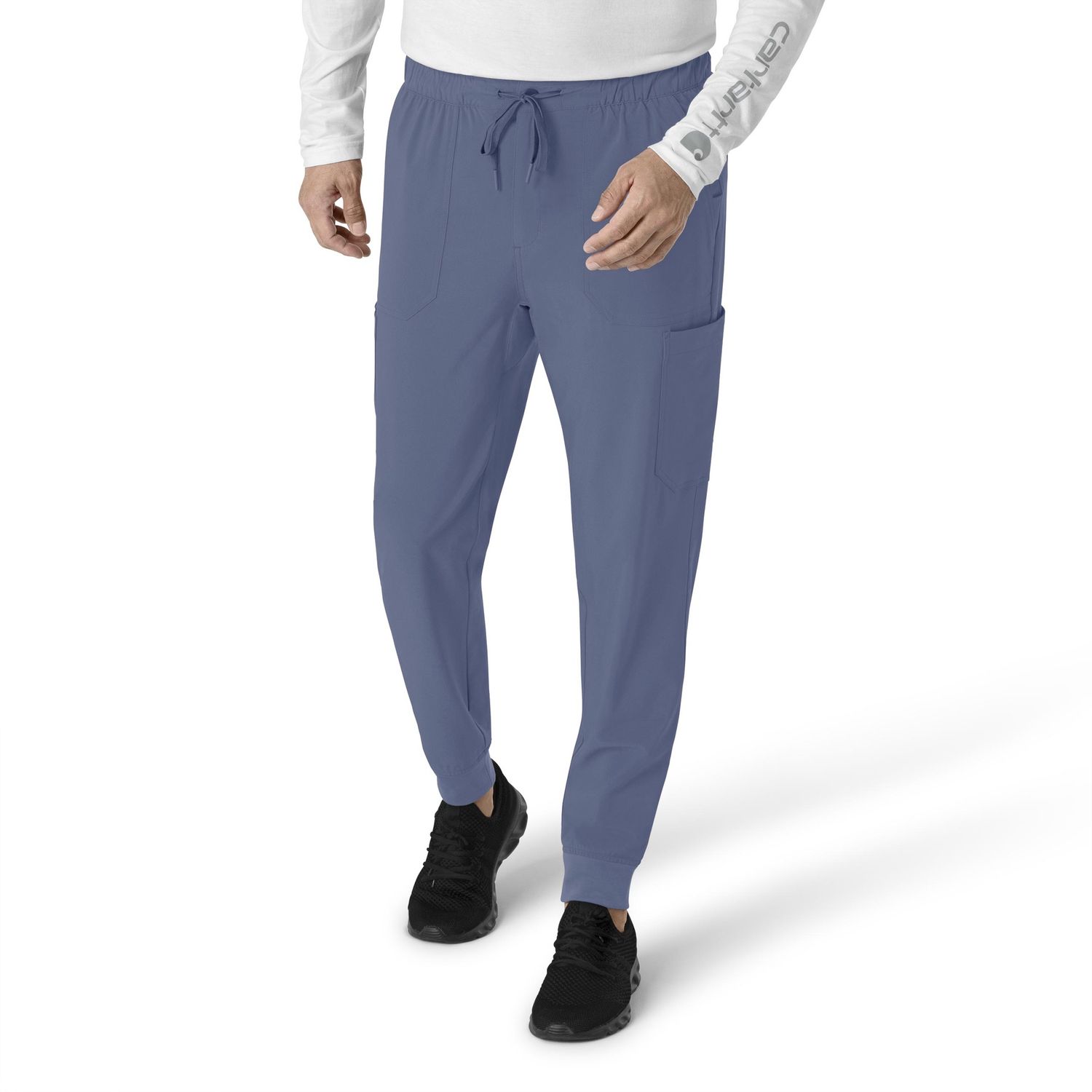 Carhartt Force Cross-Flex Men&#39;s Jogger Scrub Pant, Size: Small, Colour: Riverside