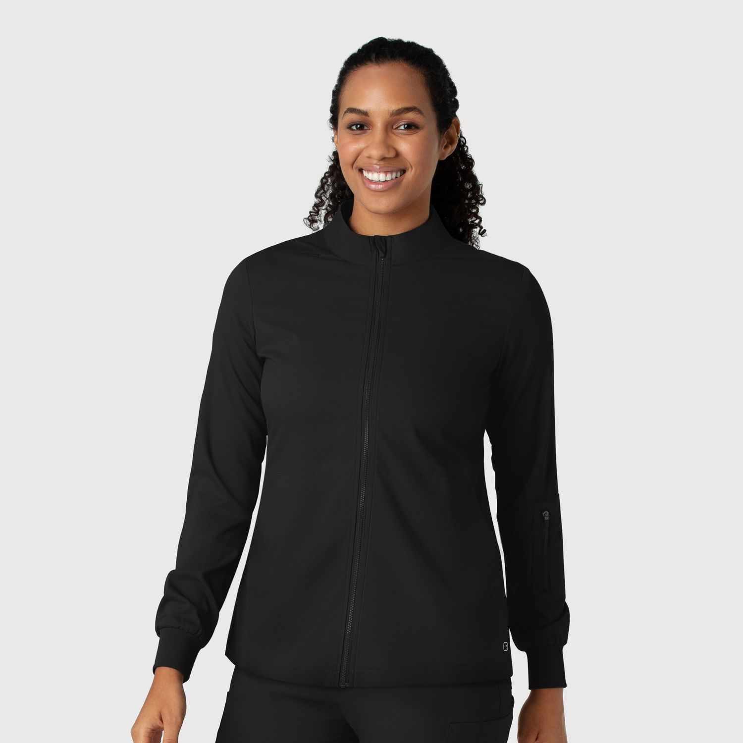 Wink Boundless Women&#39;s Warm Up Jacket, Colour: Black, Size: Small
