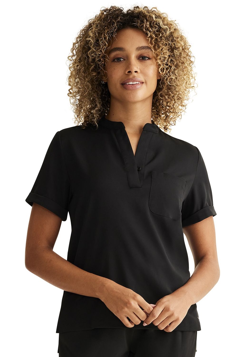 Healing Hands Works Women&#39;s Macy Top, Colour: Black, Size: 2X Small