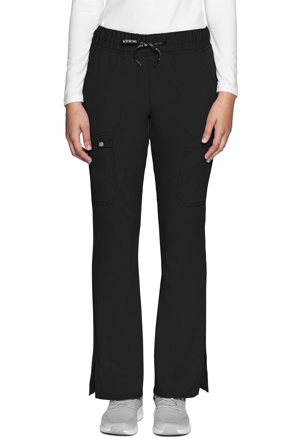 MC Touch Women&#39;s Natural Rise Drawstring Flare Leg Pant