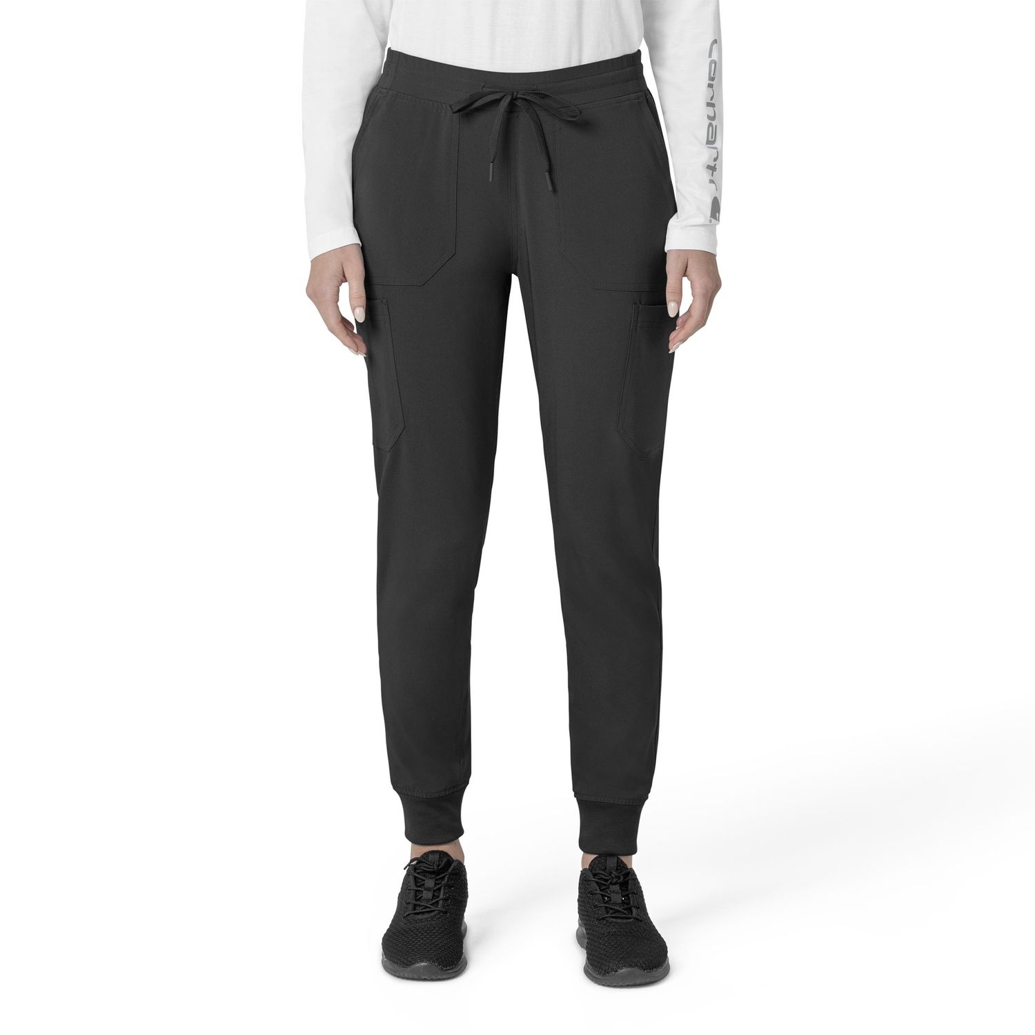 Carhartt Force Cross-Flex Women&#39;s Cargo Jogger Scrub Pant Petite