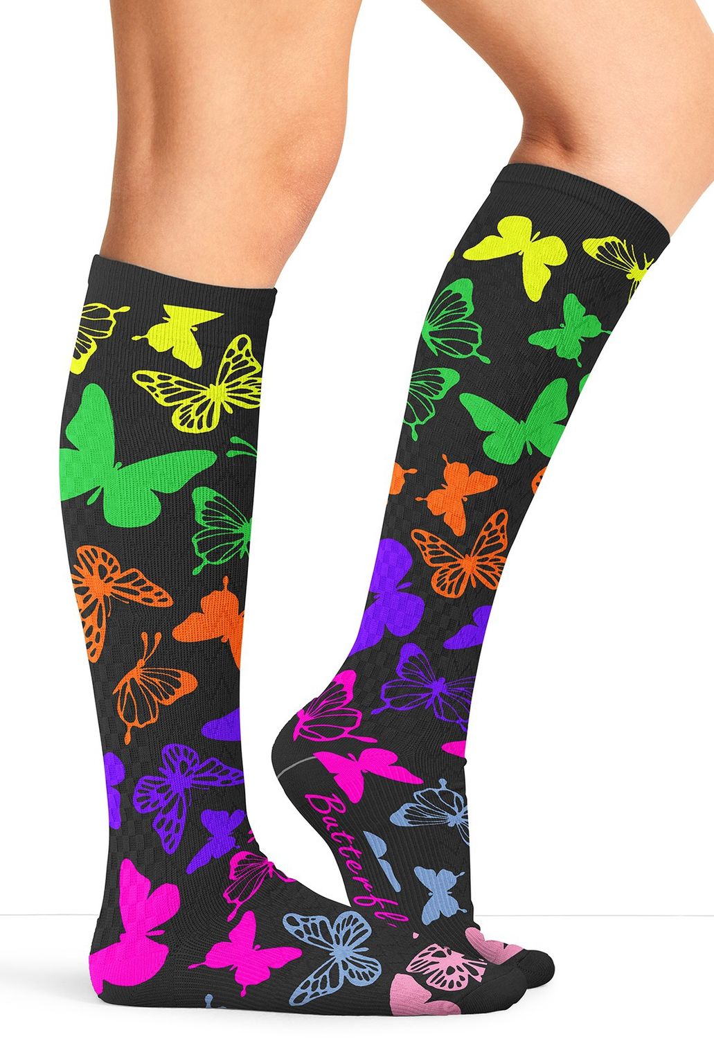 Cherokee Women's PrintSupport Compression Socks Plus Size