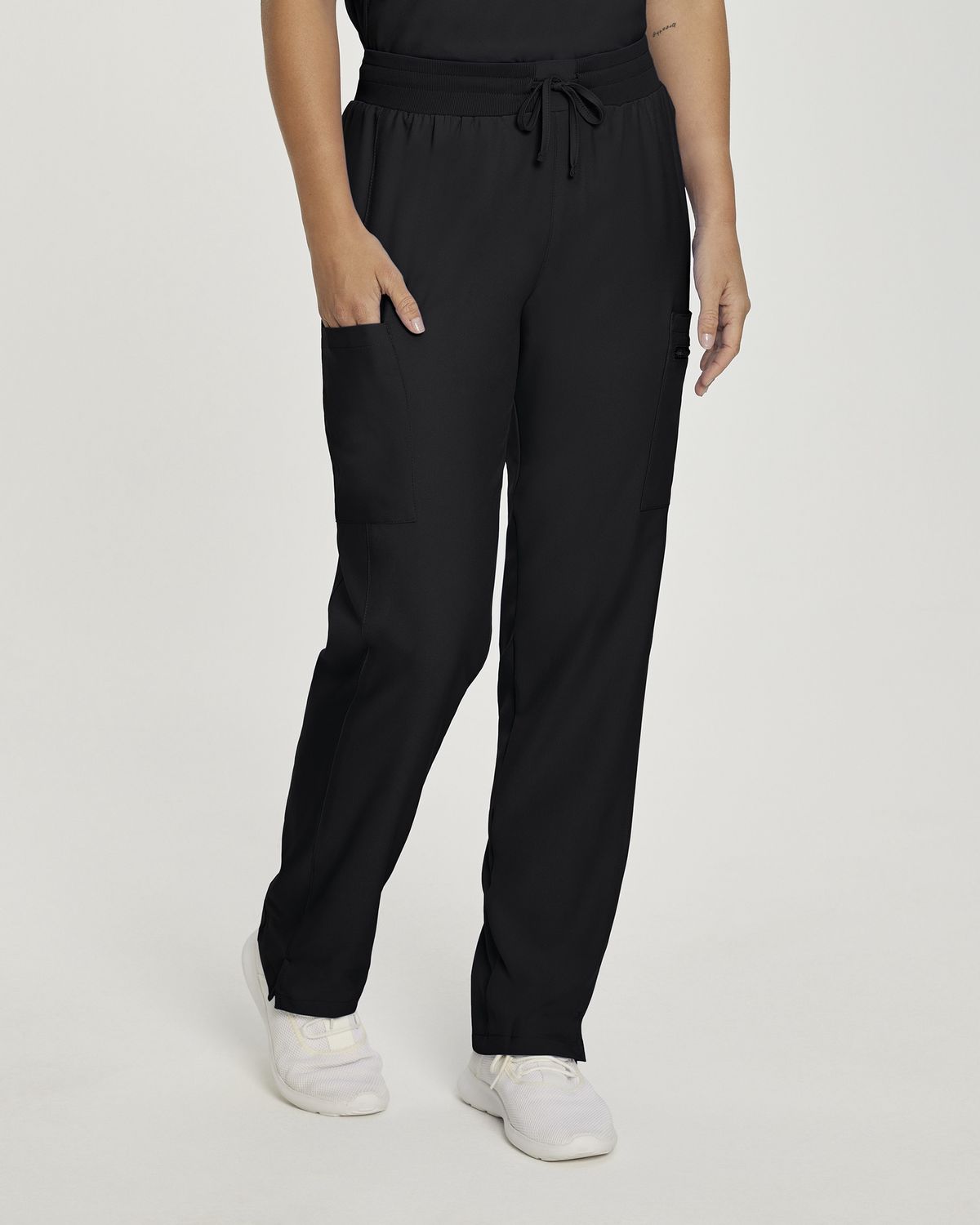 Landau Forward Comfort Stretch Wmns Convertible Cargo Pant Tall, Colour: Black, Size: X Small Tall