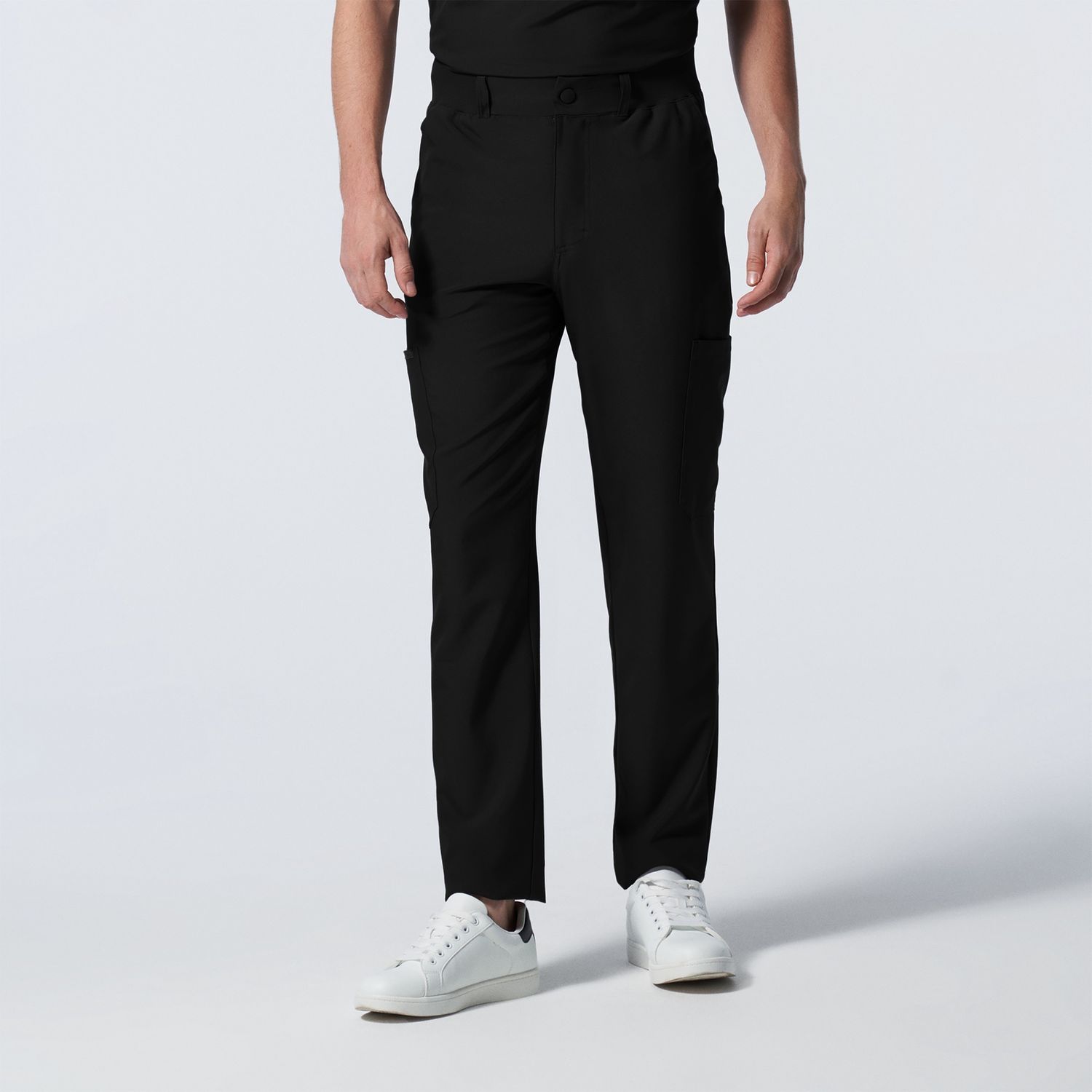 Landau Forward Men's Tapered Leg Cargo Pant, Colour: Black, Size: X Small