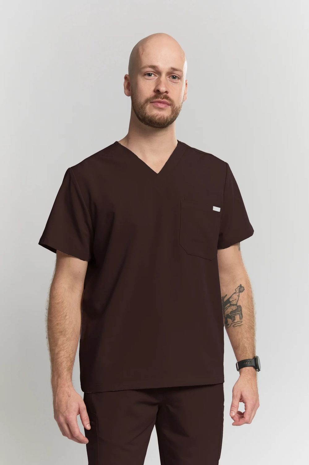 Joiia Men's Liam Tuckable Top, Colour: Espresso, Size: 2X Small