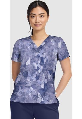 Healing Hands Prints Briana Print Top in BUTTERFLY SPIRIT