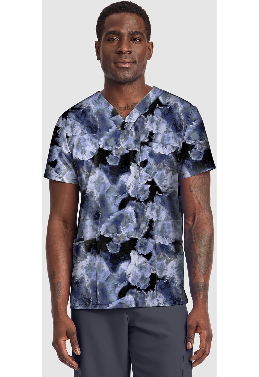 Cherokee Prints Unisex V-Neck in Ice Cold
