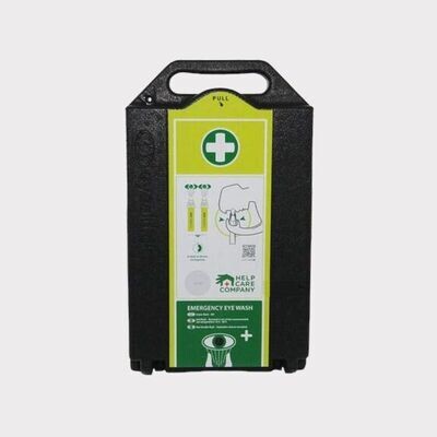 EyeAid Basic oogspoelstation voor 2 stuks 250 ml oogspoelflessen (leeg)