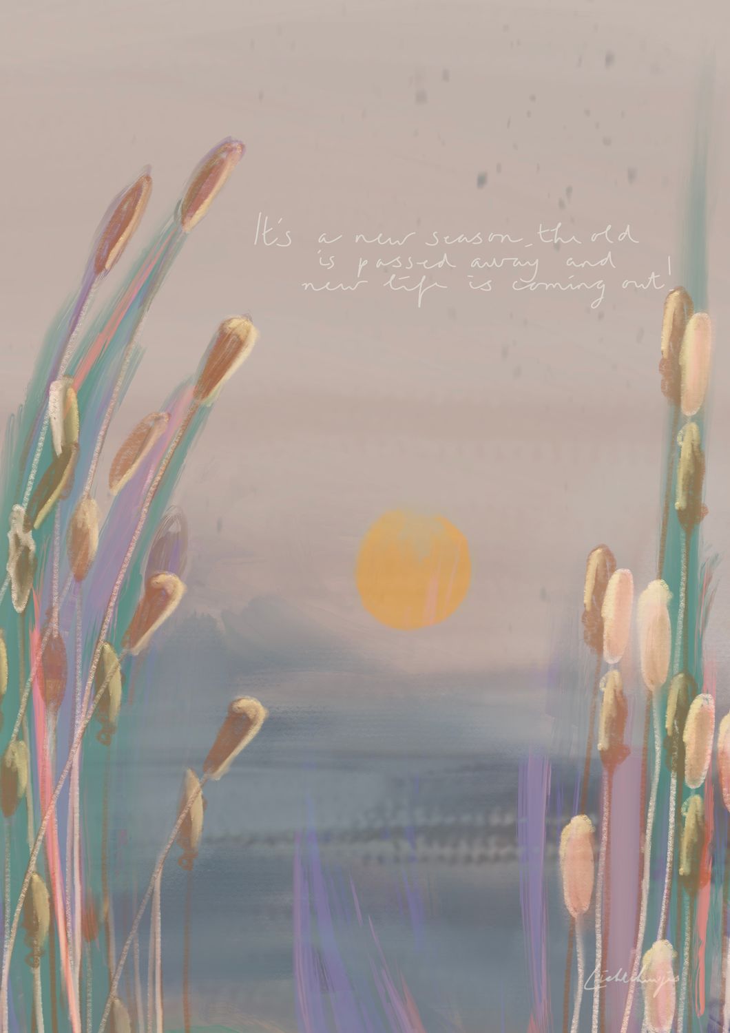 a new season 30x40 cm