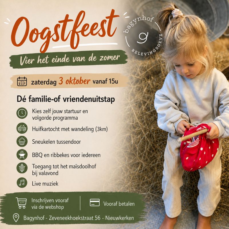 Oogstfeest - 3 oktober