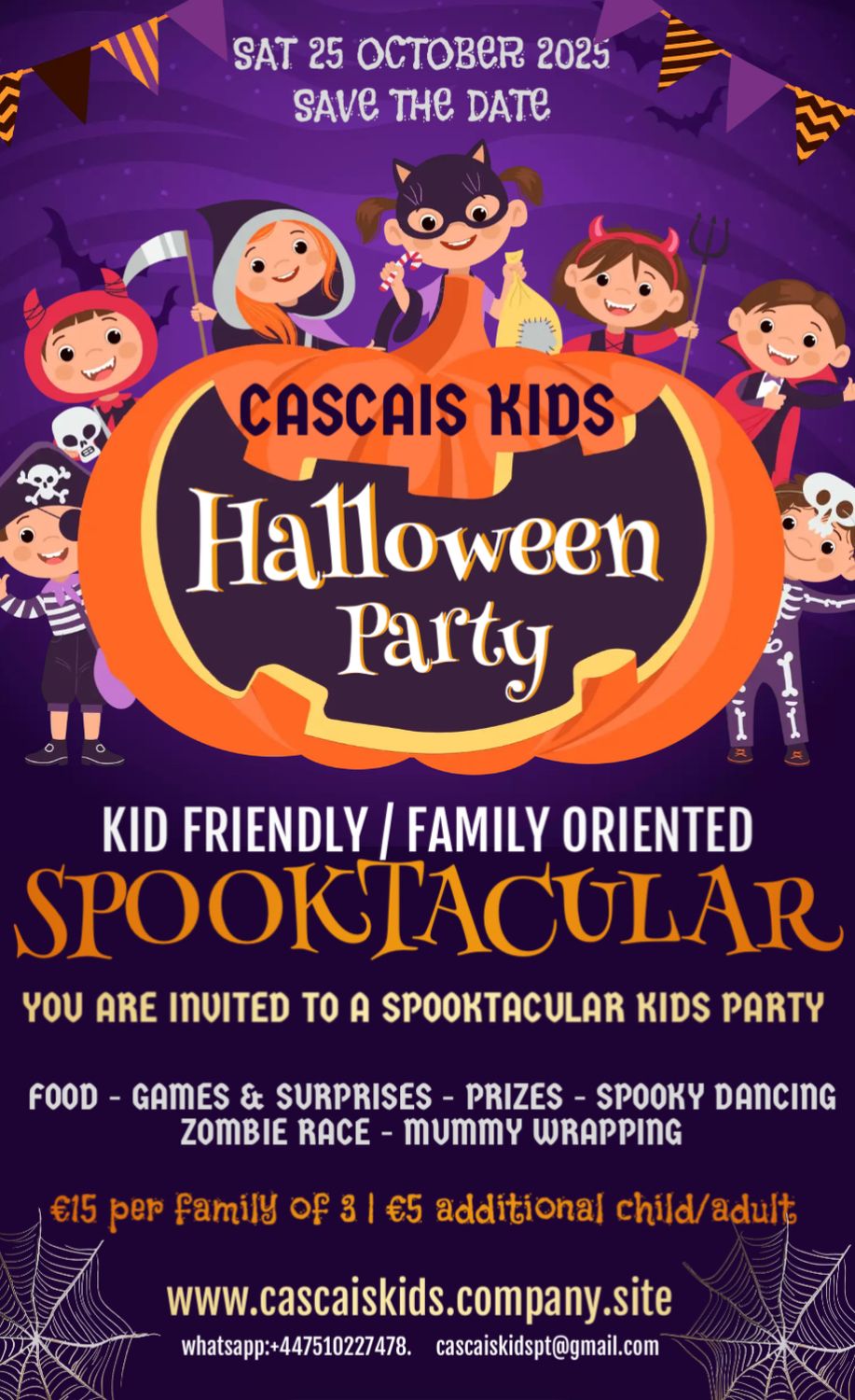 Halloween Childrens Party - Crafts, Games, Storytelling, Dancing, Music