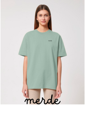 Merde T-shirt Oversized Unisex