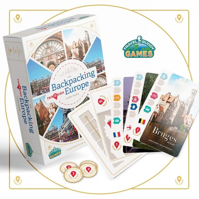 (PREORDER) The Backpacking through Europe Card Game