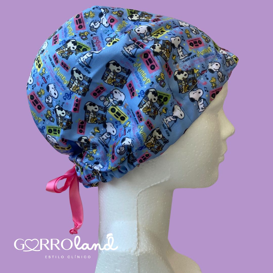 SNOOPY MUSICO FONDO AZUL