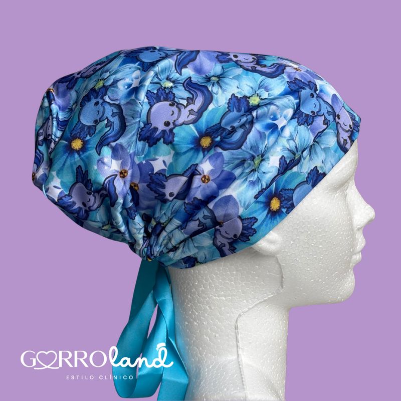 AJOLOTE FLORES AZULES