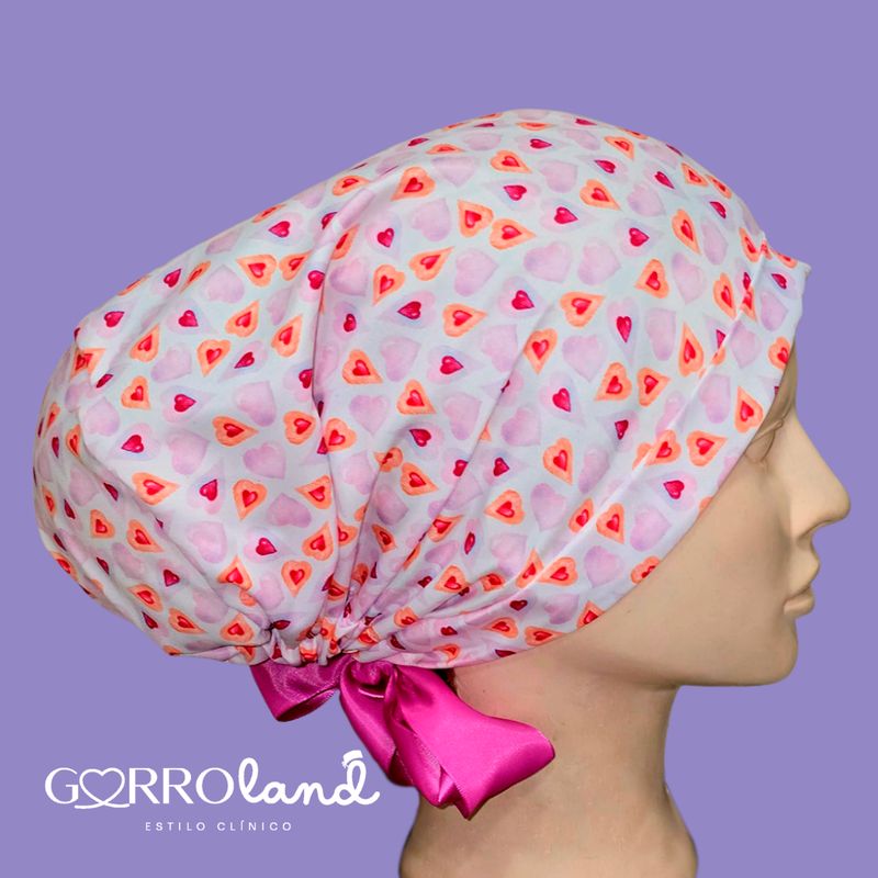 CORAZONES ROSAS Y NARANJAS